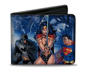 Bi-Fold Wallet Justice League Infinite Crisis Issue #1 Trinity Group Cover Pose