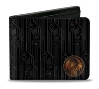 Bi-Fold Wallet MACUSA Seal Black/Gold + FBAWTFT Logo Grays/Gold