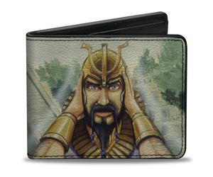 Bi-Fold Wallet Magic the Gathering Ancestral Recall Pharaoh and Pyramid Card Ima