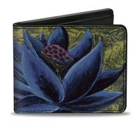 Bi-Fold Wallet MAGIC THE GATHERING Black Lotus Card Image and Title Logo