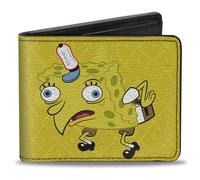 Bi-Fold Wallet Mocking SpongeBob Pose Pineapple CLOSE-UP Yellows