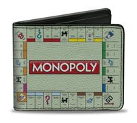 Bi-Fold Wallet Monopoly Game Board Layout