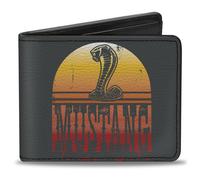 Bi-Fold Wallet MUSTANG Cobra Sunset Gray/Yellow-Red Fade