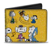 Bi-Fold Wallet PEANUTS Gang FEATURING GOOD OL CHARLIE BROWN Character Poses Yell