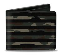 Bi-Fold Wallet RAM Logo Americana Flag Weathered Camo Olive/Black/Olive