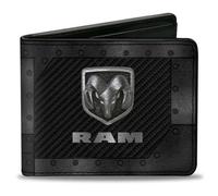 Bi-Fold Wallet RAM Logo Armor Black/Grays/Silvers