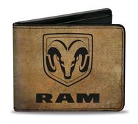 Bi-Fold Wallet RAM Logo + GUTS-GLORY/Pistons Weathered/Black