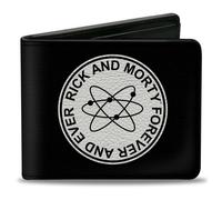 Bi-Fold Wallet RICK AND MORTY FOREVER AND EVER Logo Black/White