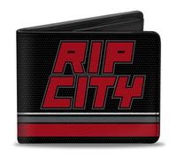 Bi-Fold Wallet RIP CITY/Stripe/Mesh Black/Gray/Red