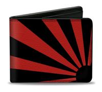 Bi-Fold Wallet Rising Sun Red/Black