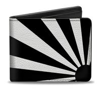Bi-Fold Wallet Rising Sun White/Black