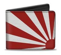 Bi-Fold Wallet Rising Sun White/Red