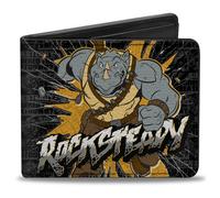 Bi-Fold Wallet ROCKSTEADY Break Through Pose/WHO ORDERED THE BEATDOWN Blocks Bla