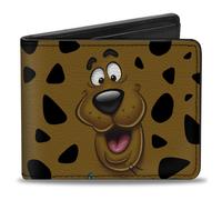 Bi-Fold Wallet SCOOBY DOO CLOSE-UP Expression/Spots Brown/Black/White