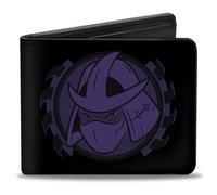 Bi-Fold Wallet Shredder Face + TEAM BAD GUYS Black/Purple