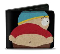 South Park Wallet, Bifold, Cartman Mooning Pose and Logo, Vegan Leather