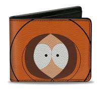 Bi-Fold Wallet South Park Kenny Face Character Close-Up Orange