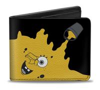 Bi-Fold Wallet SpongeBob Paint Bucket Black/Yellow