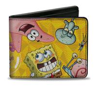 Bi-Fold Wallet SpongeBob SquarePants Characters Pose Toss Yellows