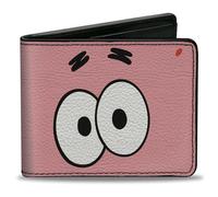 Bi-Fold Wallet SpongeBob SquarePants Patrick Starfish Eyes CLOSE-UP Pink