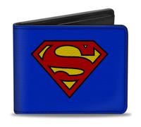 Bi-Fold Wallet Superman Shield Blue/Red/Yellow