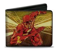 Bi-Fold Wallet The Flash Rebirth Running Action Pose/Rays Yellows/Reds