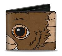 Bi-Fold Wallet The Gremlins Gizmo Face Character Close-Up