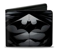 Bi-Fold Wallet The New 52 Batman Chest Logo Grays/Black