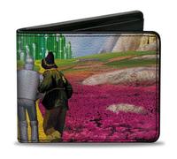 Bi-Fold Wallet The Wizard of Oz Yellow Brick Road Poppy Field and Emerald City S