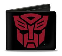 Bi-Fold Wallet Transformers Autobot Shield Black/Red