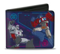 Bi-Fold Wallet Transformers Autobots and Decepticons ROBOTS IN DISGUISE Pose and