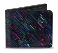 Bi-Fold Wallet Transformers Autobots IN THE ZONE Icons Blues/Reds