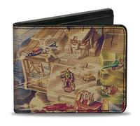 Bi-Fold Wallet TRANSFORMERS Fortress Maximus 1987 Box Art Battle Scene