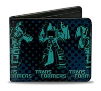 Bi-Fold Wallet TRANSFORMERS Grimlock Poses Halftone Black/Blues