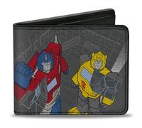 Bi-Fold Wallet TRANSFORMERS Optimus Prime and Bumblebee BUILT FOR GREATNESS Pose