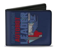 Bi-Fold Wallet Transformers OPTIMUS PRIME AUTOBOT READY TO ROLL OUT and Semi Blu