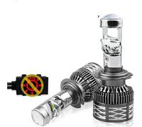 Bi LED H7 H4 Fari Proiettore Lente 150000LM H11 9005 HB3 9006 HB4 H8 H9 Turbo Canbus LHD Abbaglianti/Lontani con Ventola di Raffreddamento 12V 24V(H4/9003/HB2 Hi/Lo)