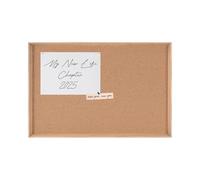 Bi-Office Bacheca in sughero Inversa, superficie in sughero, cornice in legno di pino, 60 x 45 cm