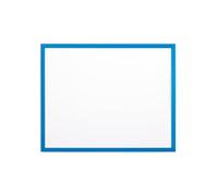 Bi-Office Cornice Espositiva A4, Magnetica con Pannello Frontale a Chiusura Magnetica, Confezione da 5 Pezzi, Colore Blu
