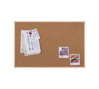 Bi-Office Earth New Basic Bacheca, 60x40cm, Superficie in Sughero, Cornice in Pino