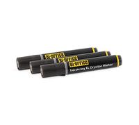 Bi-Office InkstringXL Marcatore ad Inchiostro Liquido Per Lavagna Bianca Con Punta Tonda 3mm - Nero, Confezione Da 3