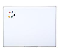 Bi-Office Lavagna Bianca Maya, Con Cornice In Plastica Grigio, Superficie Non Magnetica Cancellabile A Secco, 180 x 120 cm
