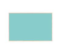 Bi-Office Lavagna Magnetica Earth New Basic Caribe, 38,5 x 28,5 cm, Superficie in Acciaio Laccato, Cornice in Pino Naturale