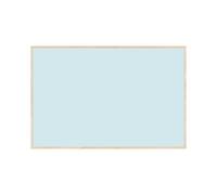 Bi-Office Lavagna Magnetica Earth New Basic Sky, 88,5 x 58,5 cm, Superficie in Acciaio Laccato, Cornice in Pino Naturale
