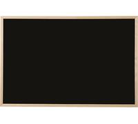 Bi-Office Lavagna Nera Per Gesso Basic Cornice di Pino 60 x 45 cm