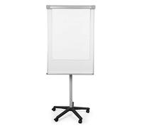Bi-Office Lavagna Portablocco Mobile Smart, Lavagna a Fogli Mobili Portatile Con Cornice Grigia, Superficie Magnetica, Dimensioni Panello Euro 700 x 1000 mm