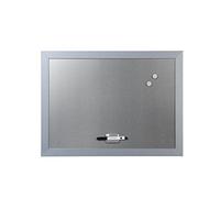 Bi-Office MM041005216 Blocco Pannello Finitura Alluminio Cancellabile a Secco, 60x45