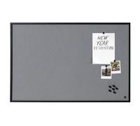 Bi-Office New Basic - Bacheca in feltro 885 x 585 mm nero