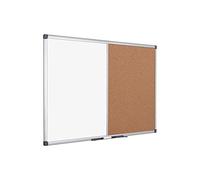 Lavagna combinata - 60x90 cm - bianco/ sughero - Bi-Office