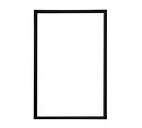 Bi-Office Pannello Magnetico Cancellabile a Secco, Nero, 40 x 30